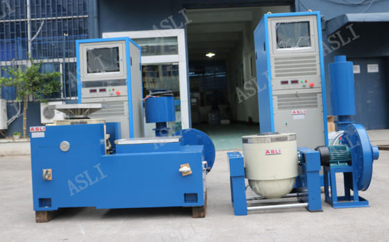 Apparecchiatura per prove di vibrazioni casuali orizzontali e verticali elettromagnetiche sull'asse XYZ