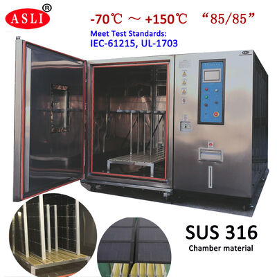 IEC 61215 MQT 13, IEC 61730 MST53 pannello solare ambiente camera climatica
