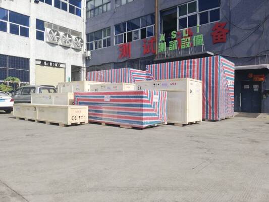 Camera climatica porta a porta con servizio a pannelli, camminata. Sala di prova di temperatura e umidità.