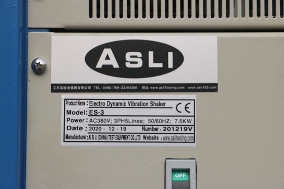 sistemi di prova di vibrazione 6000N, agitatore elettrodinamico 1.6m/S