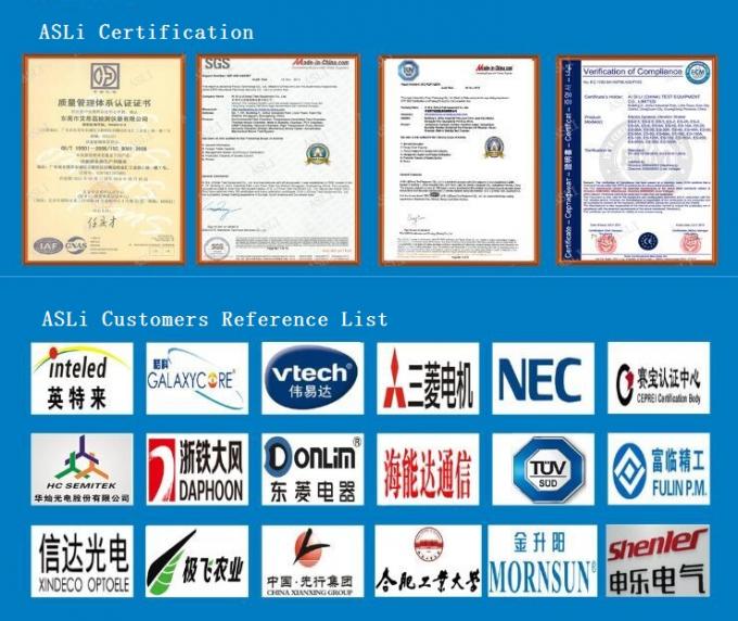 ASLi factory facility — manufacturing and assembly floor for environmental testing equipment
