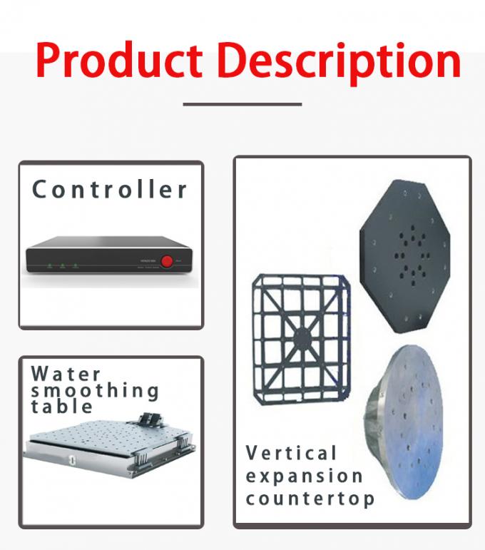 Iso 9001 300kg che carica l'apparecchiatura di collaudo elettrodinamica di vibrazione della Tabella di slittamento 1