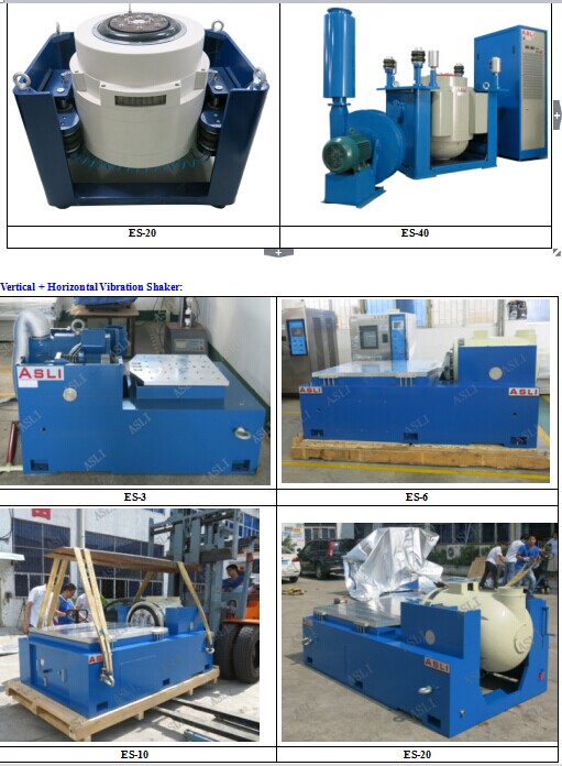 Seno ad alta frequenza di elettrodinamica di MIL-STD-810F e tavola casuale dell'agitatore di vibrazione di scossa 3
