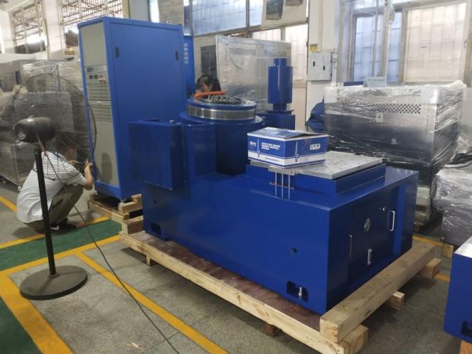 Random Vibration Testing Equipment – rear view displaying power and data ports
