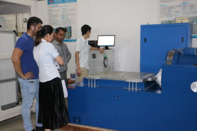 Random Vibration Testing Equipment – side view showing control panel and connections