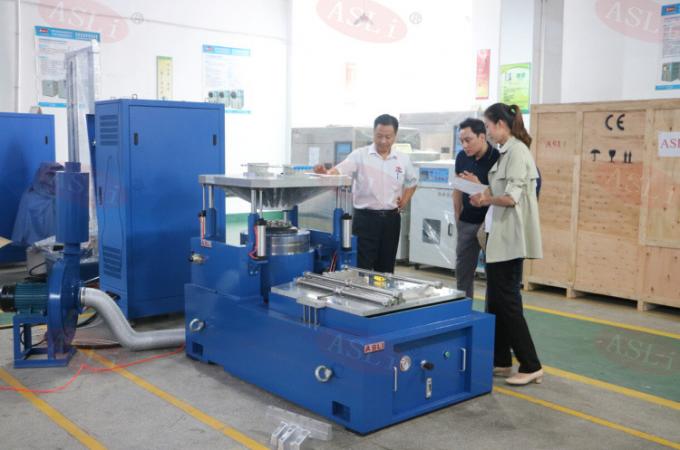 IEC62133 electronic vibration test bench for lithium battery testing – front view